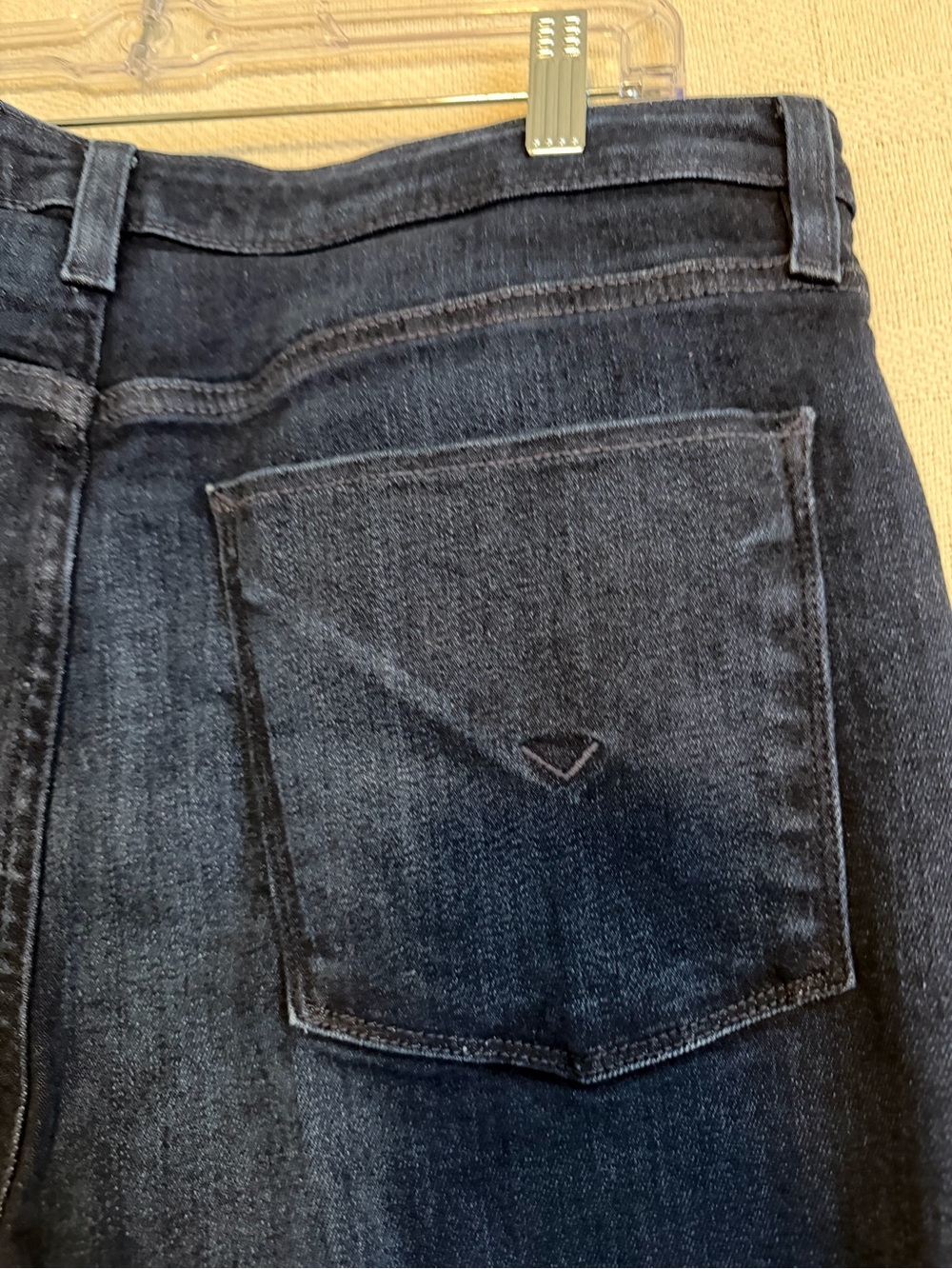 Hudson Hi-Rise Wide Flare Women’s 34/33 Blue Jeans Festival Boho - Picture 3 of 7